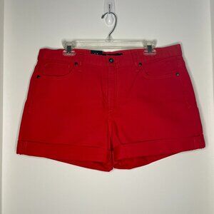 NWT Red Calvin Klein Jeans Shorts Size 14 (008)